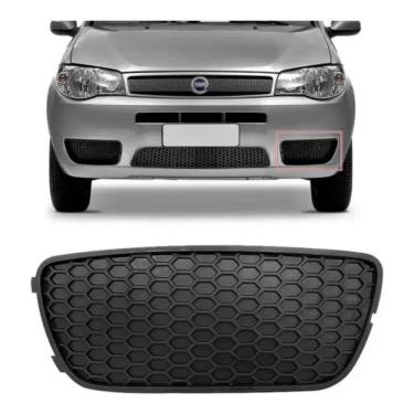 Imagem de Grade Parachoque Palio Siena Weekend G3 2004 05 06 2007 Sem Furo de Milha