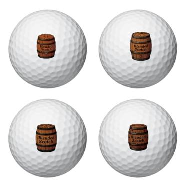 Imagem de PLIGREAT 2 folhas de adesivos de barril de vinho para marcador de bola de golfe marrom adesivos de bola de golfe para identificar bolas de golfe 40 peças marcadores personalizados acessórios de golfe