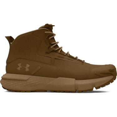 Imagem de Under Armour UA Charged Valetz Mid, sapatos de caminhada duráveis, botas masculinas leves e confortáveis, coyote, 44 EU
