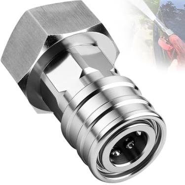 Imagem de Adaptador de mangueira de jardim para lavadora de pressão, 3/10.2 cm GHT para 1/10.2 cm, conector de mangueira para lavador de energia, para lavagem de carro, bocal, acessório de pulverizador, limpeza