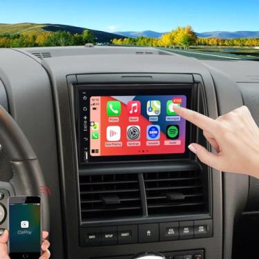 Imagem de QLED 8 núcleos para Ford Mustang 2005-2009 Explorer 2006-2010 atualização de rádio Carplay Android Auto Touch Screen Stereo Free Back Camera