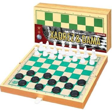 Imagem de Jogo de Xadrez e Dama Escolar - Pais & Filhos-Unissex