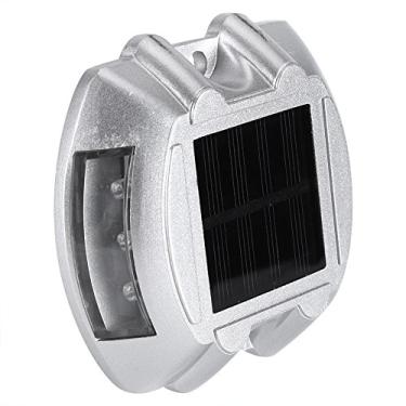 Imagem de ZJchao Fundição de Alumínio Energia Solar água 6 Lâmpada Led Sem Fio Ao Ar Livre Estrada Entrada Luz para Quintal Jardim Pátio (vermelho)