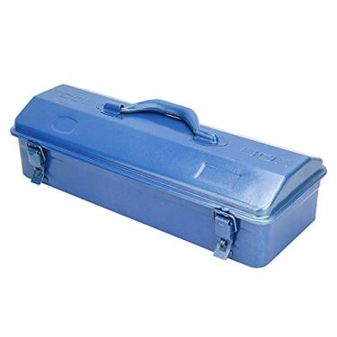 Imagem de Generic Caixa de Ferramentas de Ferro, Recipiente de Armazenamento de Ferramentas de Reparo Resistente para Trabalhador de Manutenção, Abertura e Fechamento de 180 Graus para Loja de Garagem