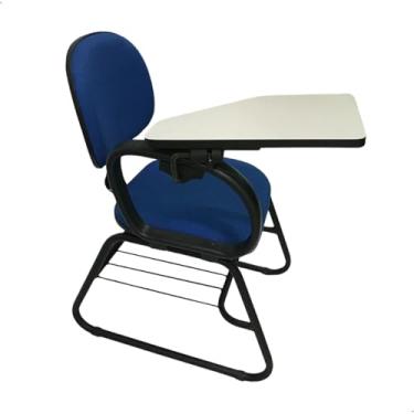 Imagem de Cadeira Universitária com Prancheta Escamoteável em MDF,Assento Ergonômico e Gradil Porta-Livros,Ideal para Salas de Aula e Treinamentos