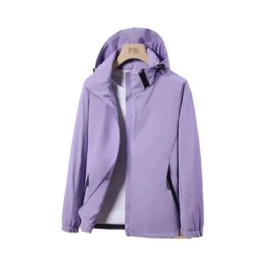 Imagem de Jaqueta Feminina Fina, Respirável, Corta-Vento E Impermeável Para Mont