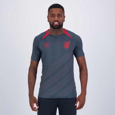 Imagem de Camisa Umbro Athletico Paranaense Aquecimento 2024 Cinza-Masculino