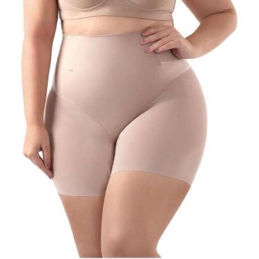 Imagem de Bermuda Modeladora Tecido Duplo Liebe 402102 Casapaula, Chocolate, G