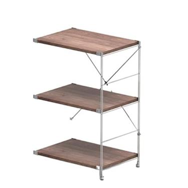 Imagem de Armário lateral de revista de aço inoxidável, prateleira de armário de TV para quarto e sala de estar (cor: gaveta de 83 x 38 x 35 cm) (adição de 60 x 40 x 86 cm)