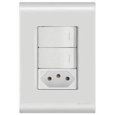 Imagem de Conjunto 2 Paralelos + 1 Tomada 20A - Tramontina Liz