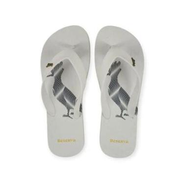 Imagem de Chinelo Reserva Pica-Pau DIstortion - Branco/Branco-Masculino
