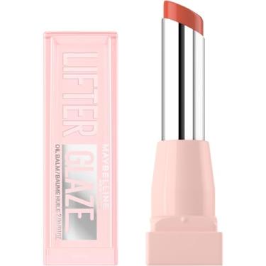 Imagem de MAYBELLINE Bálsamo de óleo Lifter Glaze com ácido hialurônico e mistura de óleo hidratante, protetor labial com brilho suave e hidratante, brilho caramelo (marrom claro nude)
