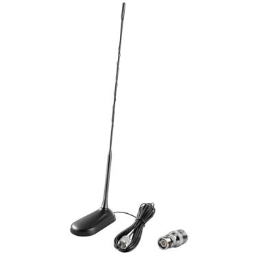 Imagem de Antena de rádio CB magnética de baixo perfil 27 MHz compatível com rádio CB portátil Cobra Midland President, perfeita para uso em veículos, carros, caminhões, trailers, trailers, Slinkdsco