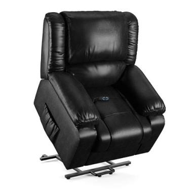 Imagem de Poltrona do Papai Reclinável Sala de Cinema Barcelona Elevação Lift El