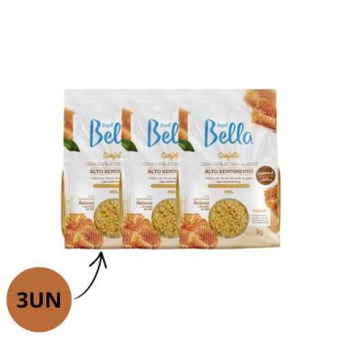 Imagem de Kit Depil Bella Cera Confete Mel 1kg 3/Un