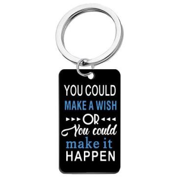 Imagem de Citação inspiradora de acrílico para chaveiro que você poderia fazer u