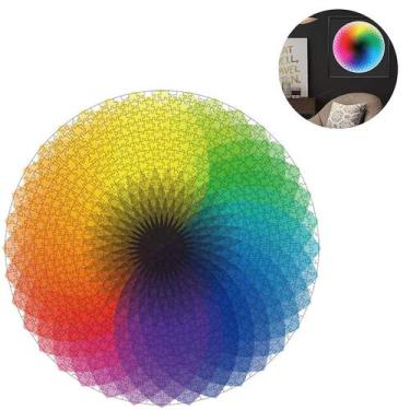Imagem de Quebra-cabeça Creative Rainbow Gradient 1000 peças - Gloome Store
