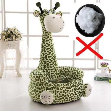 Imagem de Sofá de assento infantil, desenho animado, animal, girafa, couro confo