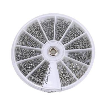 Imagem de Kit De Sortimento De Parafusos E Porcas Pequenos M1 M1.2 M1.4 M1.6 Par