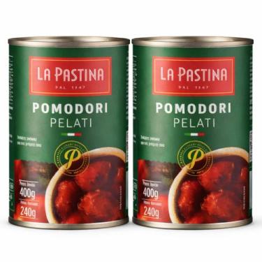 Imagem de Kit 2 Tomates Pelados Italiano LA PASTINA 400g