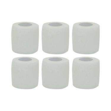 Imagem de Fita Adesiva Elástica Branca Autoadesiva 2.5CM-15CM Para Suporte De Jo