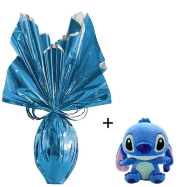 Imagem de Ovo 250g Pelúcia Stitch ou Angel 20cm A Magia Do Chocolate Lilo Stitch