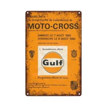 Imagem de Placa De Metal Vintage Para Motocicleta E Carro, Com Temática De Óleo 