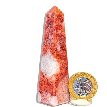 Imagem de Obelisco Hematoide Multicor 8 a 10 cm 50 a 100g - Tipo B - CristaisdeC
