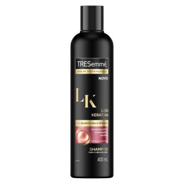Imagem de Shampoo Controle de Frizz 400ml TRESemmé Liso Keratina Cabelos Lisos Profissional