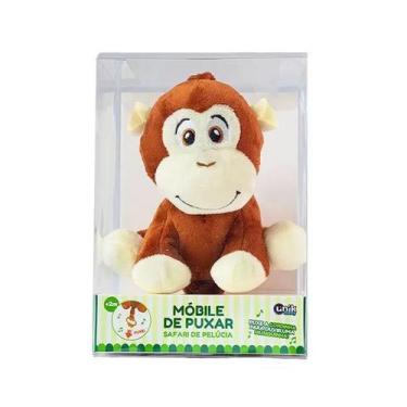Imagem de Móbile de Puxar Musical Safari Macaco de Pelúcia - Unik