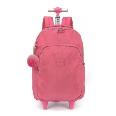 Imagem de Mochila De Rodinhas Juvenil Larissa Manoela Salmão - Up4you