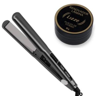 Imagem de Prancha De Cabelo Extreme 127V 250c + Kit Polimento Titânio 60g Lizze,