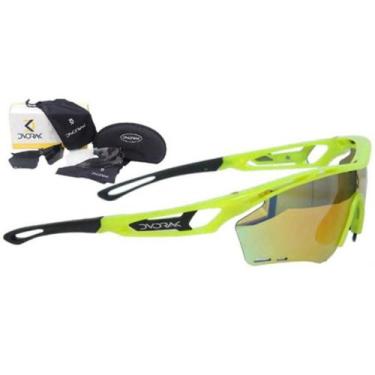 Imagem de Óculos ciclismo Dvorak One 3 Lentes, Amarelo neon