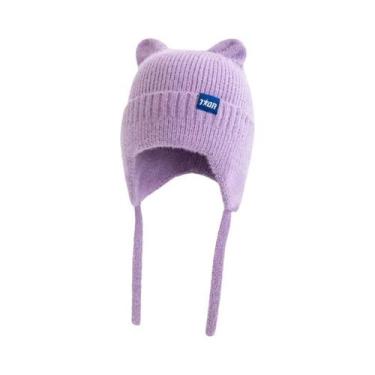 Imagem de Gorro De Inverno Feminino Com Orelhas De Gato, Estilo Kpop, À Prova De