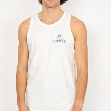 Imagem de Regata Quiksilver Soul Maze SM26 Masculina Snow White, G, Branco