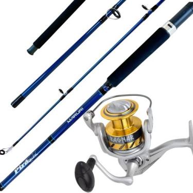 Imagem de Vara Pesca Pesada 2,70mt 80lb Molinete Ragnar 60 Kit Bruto Tamanho:Pir