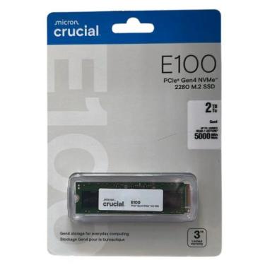 Imagem de SSD Crucial E100 2TB NVMe PCIe 4.0 5000MB/s