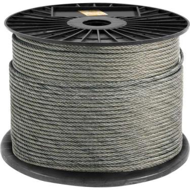 Imagem de Cabo De Aço Galvanizado Vonder 3,18 Mm 1/8" Alma De Fibra 6 X 19m Carg