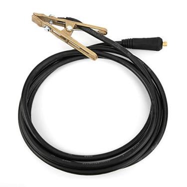 Imagem de Suporte de eletrodo 500A Suporte de eletrodo de soldagem com 3 metros de cabo 35mm2 para soldagem a e soldagem por resistência elétrica