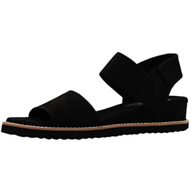 Imagem de Skechers Women's Bobs Desert Kiss Wedge Sandal Black/Black 9