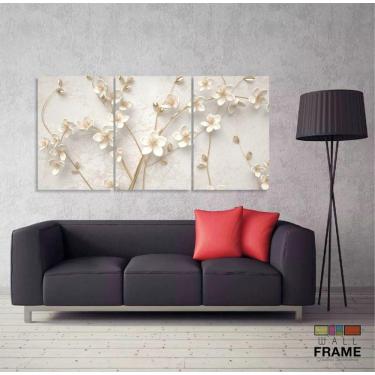 Imagem de Quadro Árvore Flores Cerejeiras Brancas Para Sala Quarto120x