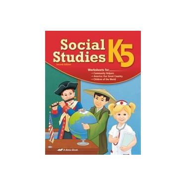 Imagem de Livro de atividades para estudantes do jardim de infância de 5 anos Abeka - Social Studies K5