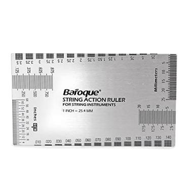 Imagem de Ferramenta de medição de régua de ação de cordas para baixo elétrico e guitarra acústica