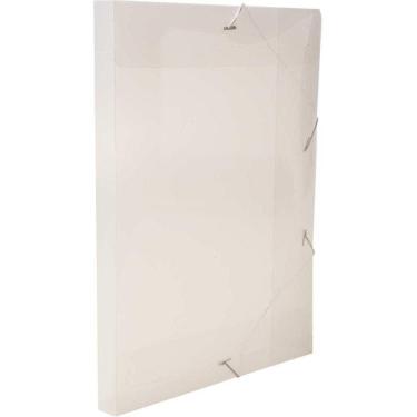 Imagem de Pasta Aba Elástica Plastica Oficio 30Mm Cristal Dello Com 10