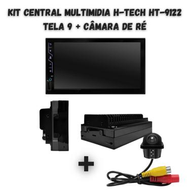 Imagem de Kit Central Multimidia H-tech HT-9122 Tela 9 + Câmara de Ré