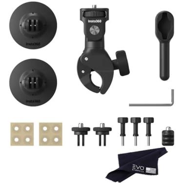 Imagem de Insta360 Pacote de motocicleta nova versão - Kit de montagem completo X4/X3/X2/X 360 Câmeras | Compatível com ACE/ACE PRO/GO 3/GO2/ONE R/RS, DJI OSMO Action 4/3/2 e GoPro 12/11/10/9/MAX