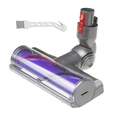 Imagem de Wingsflying Limpador de cabeça de motocicleta de liberação rápida compatível com Dyson V7 V8 V10 V11 V12 V15 Gen 5 SV10 SV11 SV12 SV14 SV20 SV22 SV24 Cabeça de limpador de aspirador de pó para tapetes