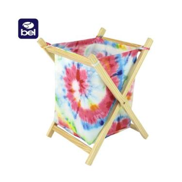 Imagem de Cesto Multiuso Dobrável Tie-Dye Bel, Único