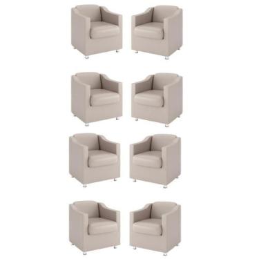 Imagem de Kit 8 Poltronas para Recepção Consultorio Médico  Balaqui - B BALAQUI 