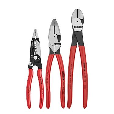 Imagem de KNIPEX Conjunto elétrico de 3 peças Tools 9K 00 80 158 EUA